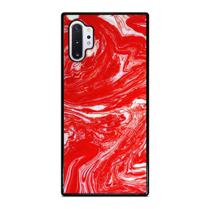 RED LIQUID TEXTURE Samsung Galaxy Note 10 Plus Case Cover