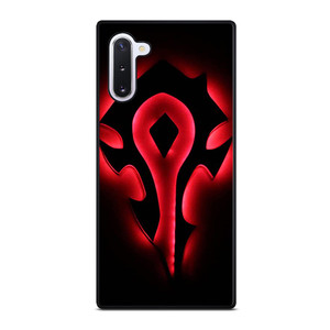 HORDE WORLD OF WARCRAFT BLACK LOGO Samsung Galaxy Note 10 Case Cover