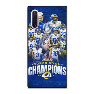 LOS ANGELES RAMS NFL CHAMPIONS 2021 Samsung Galaxy Note 10 Case Cover LOS ANGELES RAMS NFL CHAMPIONS 2021 Samsung Galaxy Note 10 Case Cover