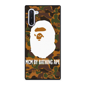 MCM BAPE BATHING APE CAMO Samsung Galaxy Note 10 Case Cover