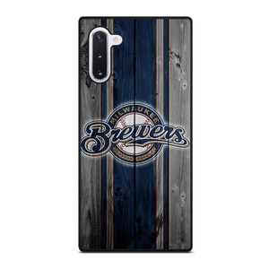MILWAUKEE BREWERS BASEBALL WOODEN LOGO Samsung Galaxy Note 10 Case Cover MILWAUKEE BREWERS BASEBALL WOODEN LOGO Samsung Galaxy Note 10 Case Cover