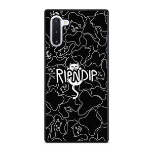 RIPNDIP BLACK DOODLE LOGO Samsung Galaxy Note 10 Case Cover