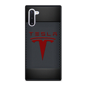 TESLA METAL CARBON LOGO Samsung Galaxy Note 10 Case Cover