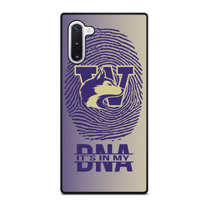 WASHINGTON HUSKIES DNA FOOTBALL Samsung Galaxy Note 10 Case Cover