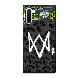 WATCH DOGS 2 GAMES ICON Samsung Galaxy Note 10 Case Cover WATCH DOGS 2 GAMES ICON Samsung Galaxy Note 10 Case Cover