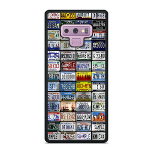 ALL STATES LICENSE PLATE COLLAGE Samsung Galaxy Note 9 Case Cover ALL STATES LICENSE PLATE COLLAGE Samsung Galaxy Note 9 Case Cover