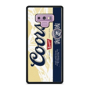 COORS BANQUET BEER LABEL Samsung Galaxy Note 9 Case Cover COORS BANQUET BEER LABEL Samsung Galaxy Note 9 Case Cover