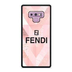 FENDI ROMA PINK TAPESTRY LOGO Samsung Galaxy Note 9 Case Cover