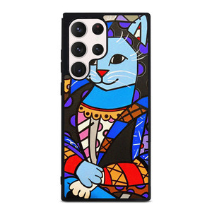 ROMERO BRITTO CAT MONALISA  Samsung Galaxy S23 Ultra Case Cover