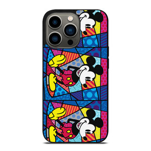 ROMERO BRITTO MICKEY MOUSE COLLAGE iPhone 13 Pro Case Cover ROMERO BRITTO MICKEY MOUSE COLLAGE iPhone 13 Pro Case Cover