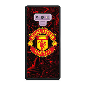 MANCHESTER UNITED RED MARBLE LOGO Samsung Galaxy Note 9 Case Cover