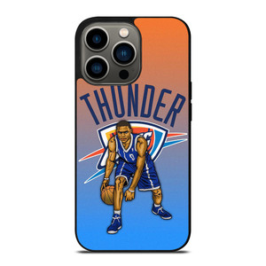 RUSSELL WESTBROOK OKC OKLAHOMA CITY THUNDER 2 iPhone 13 Pro Case Cover