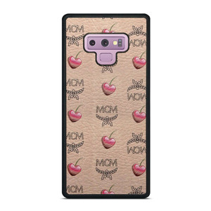 MCM WORLD WIDE APPLE LOVE LEATHER Samsung Galaxy Note 9 Case Cover