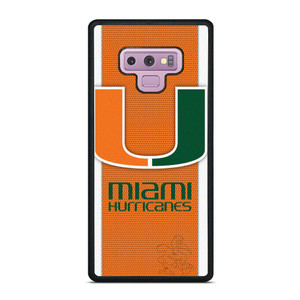 MIAMI HURRICANES SYMBOL CARBON Samsung Galaxy Note 9 Case Cover