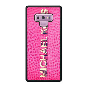 MICHAEL KORS PINK LEATHER Samsung Galaxy Note 9 Case Cover