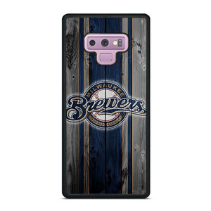 MILWAUKEE BREWERS BASEBALL WOODEN LOGO Samsung Galaxy Note 9 Case Cover