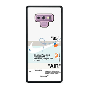 NIKE AIR JORDAN OFF WHITE Samsung Galaxy Note 9 Case Cover