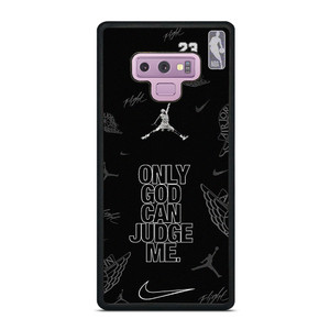 NIKE AIR JORDAN ONLY GOD CAN JUDGE ME Samsung Galaxy Note 9 Case Cover