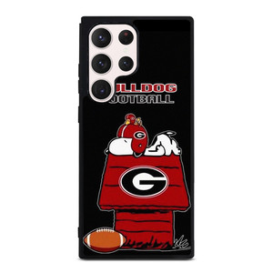 SNOOPY GEORGIA BULLDOGS FOOTBALL  Samsung Galaxy S23 Ultra Case Cover