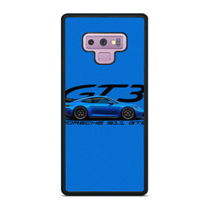 PORSCHE 911 GT3 BLUE Samsung Galaxy Note 9 Case Cover PORSCHE 911 GT3 BLUE Samsung Galaxy Note 9 Case Cover