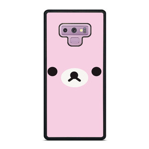 RILAKKUMA BEAR PINK MINIMALIST Samsung Galaxy Note 9 Case Cover RILAKKUMA BEAR PINK MINIMALIST Samsung Galaxy Note 9 Case Cover