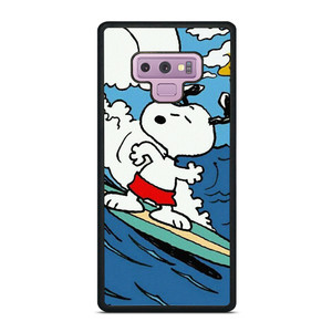 SNOOPY THE PEANUTS SURFING CARTOON Samsung Galaxy Note 9 Case Cover