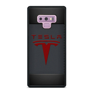 TESLA METAL CARBON LOGO Samsung Galaxy Note 9 Case Cover