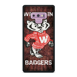 WISCONSIN BADGERS RUSTY SYMBOL Samsung Galaxy Note 9 Case Cover