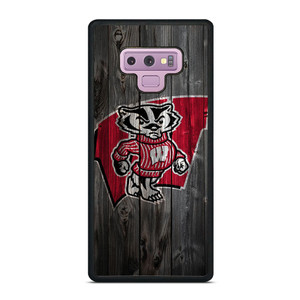 WISCONSIN BADGERS WOOD LOGO Samsung Galaxy Note 9 Case Cover