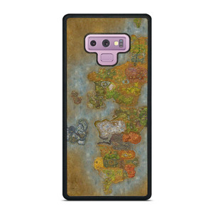 WORLD OF WARCRAFT GAMES MAP Samsung Galaxy Note 9 Case Cover WORLD OF WARCRAFT GAMES MAP Samsung Galaxy Note 9 Case Cover