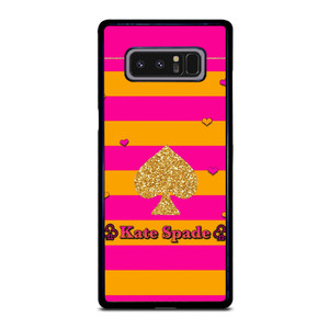 KATE SPADE PINK ORANGE STRIPE Samsung Galaxy Note 8 Case Cover