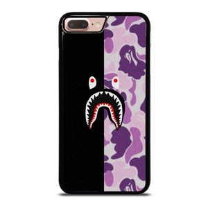 BAPE SHARK BLACK PURPLE CAMO iPhone 7 / 8 Plus Case Cover BAPE SHARK BLACK PURPLE CAMO iPhone 7 / 8 Plus Case Cover