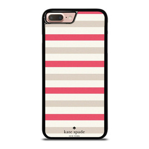 KATE SPADE NEW YORK PINK STRIPE iPhone 7 / 8 Plus Case Cover KATE SPADE NEW YORK PINK STRIPE iPhone 7 / 8 Plus Case Cover
