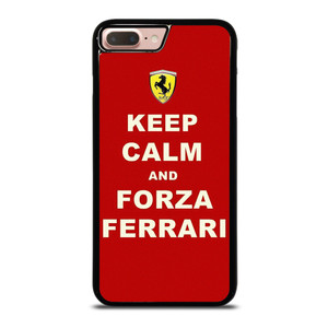 KEEP CALM AND FORZA FERRARI iPhone 7 / 8 Plus Case Cover KEEP CALM AND FORZA FERRARI iPhone 7 / 8 Plus Case Cover