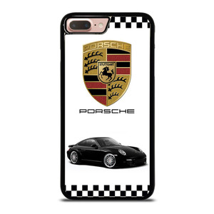 PORSCHE 911 CHECKERED EMBLEM iPhone 7 / 8 Plus Case Cover PORSCHE 911 CHECKERED EMBLEM iPhone 7 / 8 Plus Case Cover