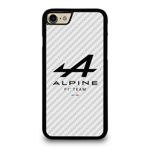 ALPINE F1 TEAM FORMULA ONE WHITE CARBON iPhone 7 / 8 Case Cover