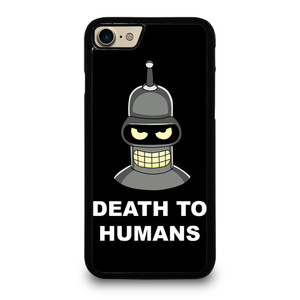 BENDER FUTURAMA DEATH TO HUMANS iPhone 7 / 8 Case Cover BENDER FUTURAMA DEATH TO HUMANS iPhone 7 / 8 Case Cover