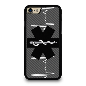 EMT EMS REGISTERED PARAMEDIC LOGO CARBON iPhone 7 / 8 Case Cover EMT EMS REGISTERED PARAMEDIC LOGO CARBON iPhone 7 / 8 Case Cover