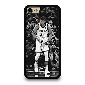GIANNIS ANTETOKOUNMPO BASKETBALL BLACK iPhone 7 / 8 Case Cover GIANNIS ANTETOKOUNMPO BASKETBALL BLACK iPhone 7 / 8 Case Cover
