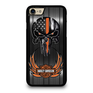 HARLEY DAVIDSON THE PUNISHER METAL iPhone 7 / 8 Case Cover HARLEY DAVIDSON THE PUNISHER METAL iPhone 7 / 8 Case Cover