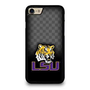 LSU TIGERS FOOTBALL CHECKERBOARD LOGO iPhone 7 / 8 Case Cover