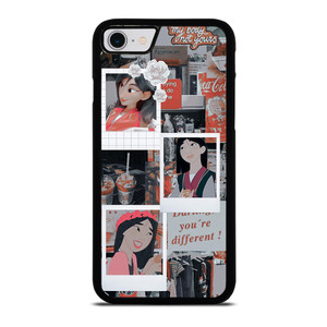 DISNEY PRINCESS MULAN AESTHETIC COLLAGE iPhone SE 2022 Case Cover