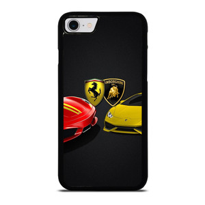 FERRARI VS LAMBORGHINI SUPER CAR iPhone SE 2022 Case Cover FERRARI VS LAMBORGHINI SUPER CAR iPhone SE 2022 Case Cover