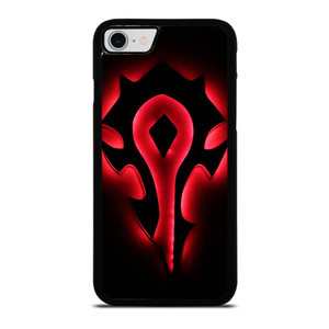 HORDE WORLD OF WARCRAFT BLACK LOGO iPhone SE 2022 Case Cover HORDE WORLD OF WARCRAFT BLACK LOGO iPhone SE 2022 Case Cover