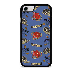 MOSCHINO COUTURE BEAR PATTERN iPhone SE 2022 Case Cover