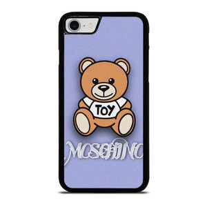 MOSCHINO TOY LOGO PURPLE iPhone SE 2022 Case Cover