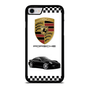 PORSCHE 911 CHECKERED EMBLEM iPhone SE 2022 Case Cover