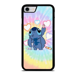 STITCH CARTOON TIE DYE PATTERN iPhone SE 2022 Case Cover STITCH CARTOON TIE DYE PATTERN iPhone SE 2022 Case Cover