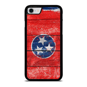 TENNESSEE FLAG WOOD LOGO iPhone SE 2022 Case Cover