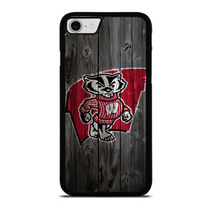 WISCONSIN BADGERS WOOD LOGO iPhone SE 2022 Case Cover
